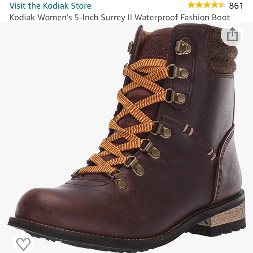Kodiak leather weatherproof/snow boots 🥾